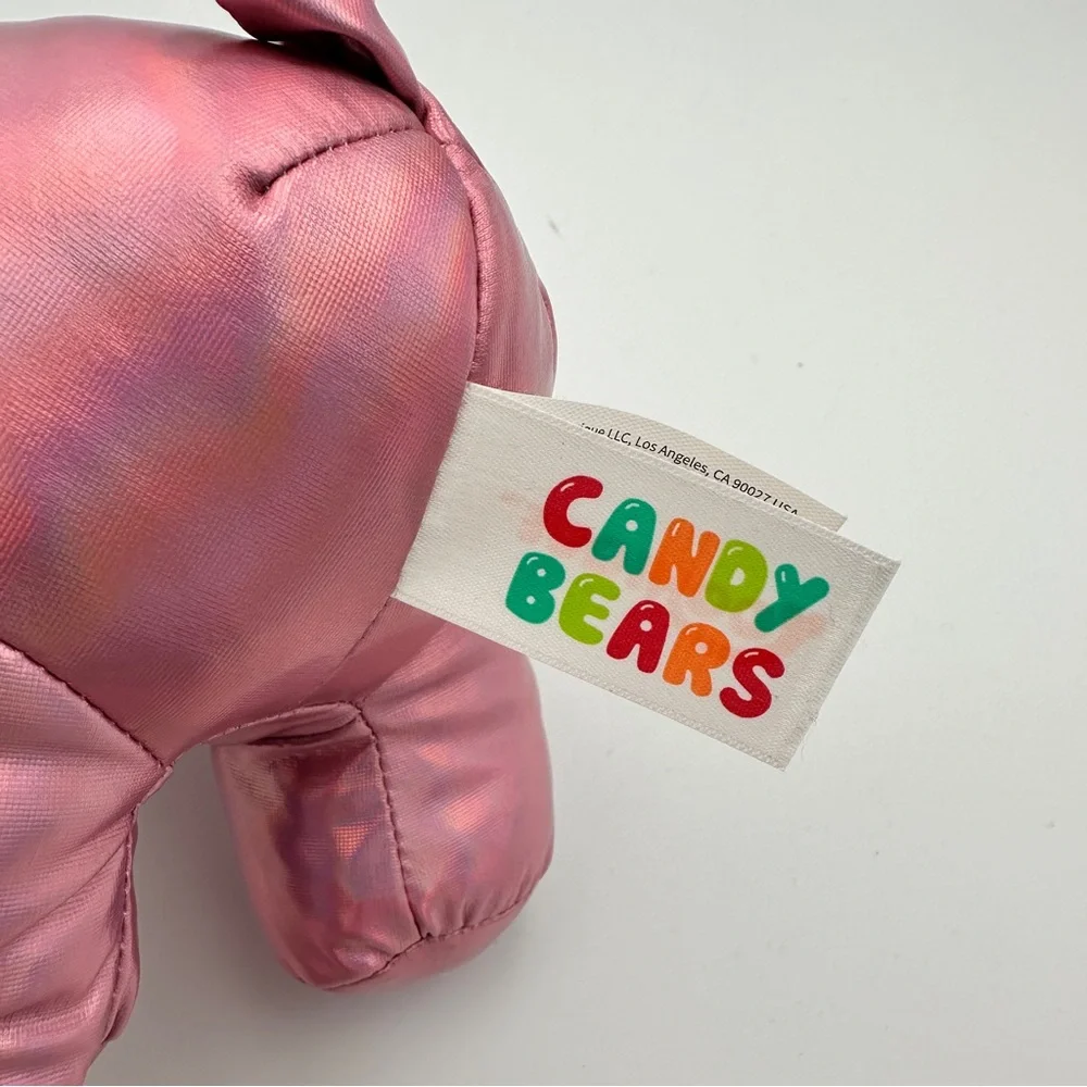 Yoonique Metallic‎ Candy Bears Plush Pink Stuffed Animal Teddy Bear Toy